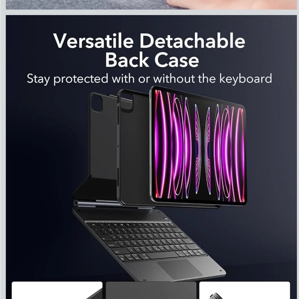 Premium Tablet Keyboard Case for iPad Pro 12.9